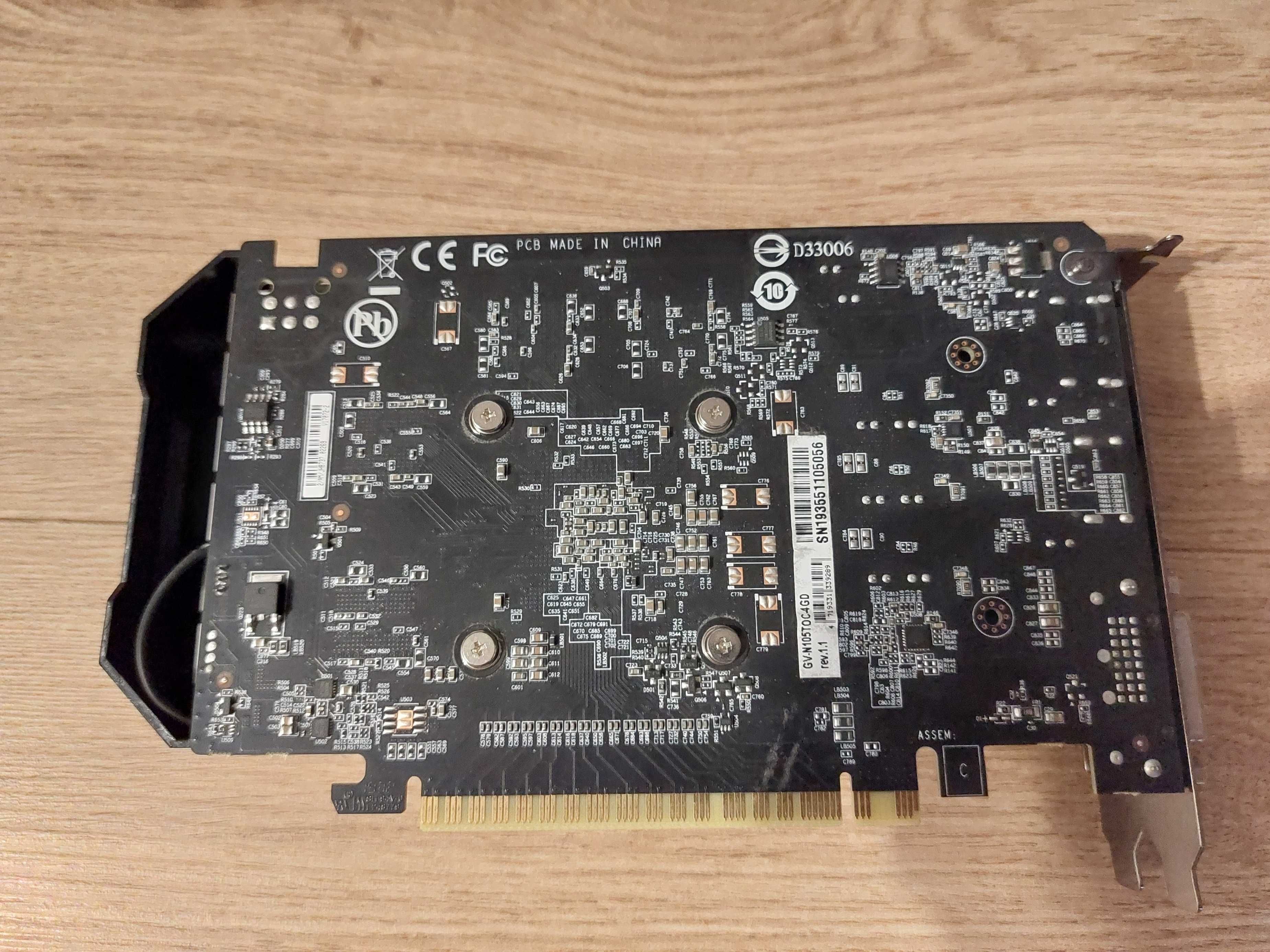 Karta graficzna Gigabyte GeForce GTX 1050Ti 4GB