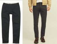 Jack&Jones CHINO pas86/dł109cm czarne W32 L34 Chinosy  chinos W31 l32