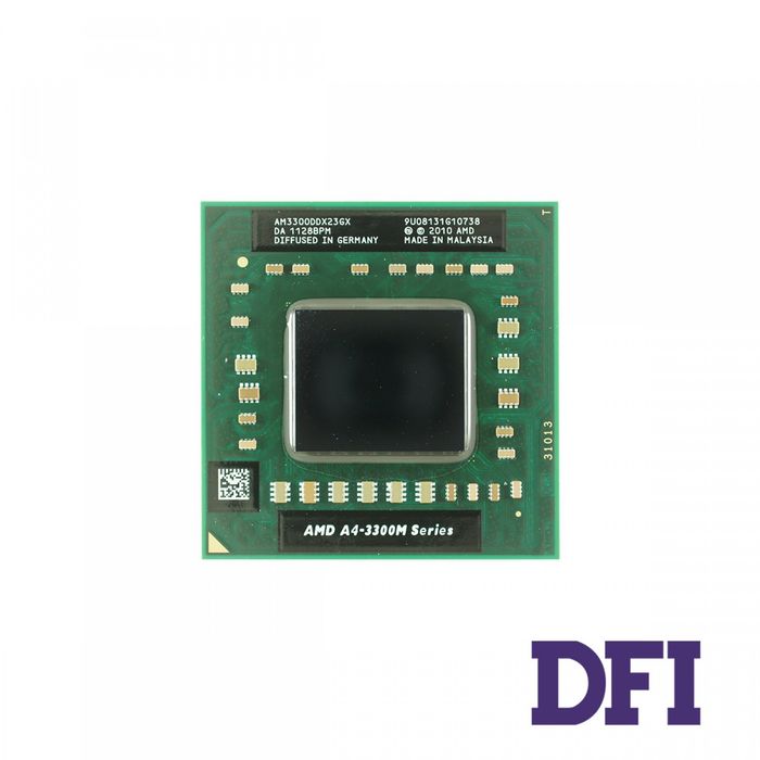 Процесор AMD A4-3300M (Liano, Dual Core, 1.9-2.5Ghz, 1Mb L2, TDP 35W,