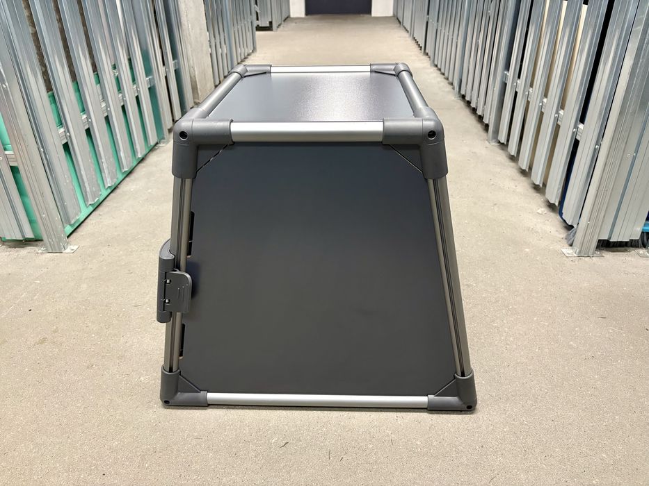 TRIXIE Klatka transportowa z aluminium, rozmiar S, grafitowa