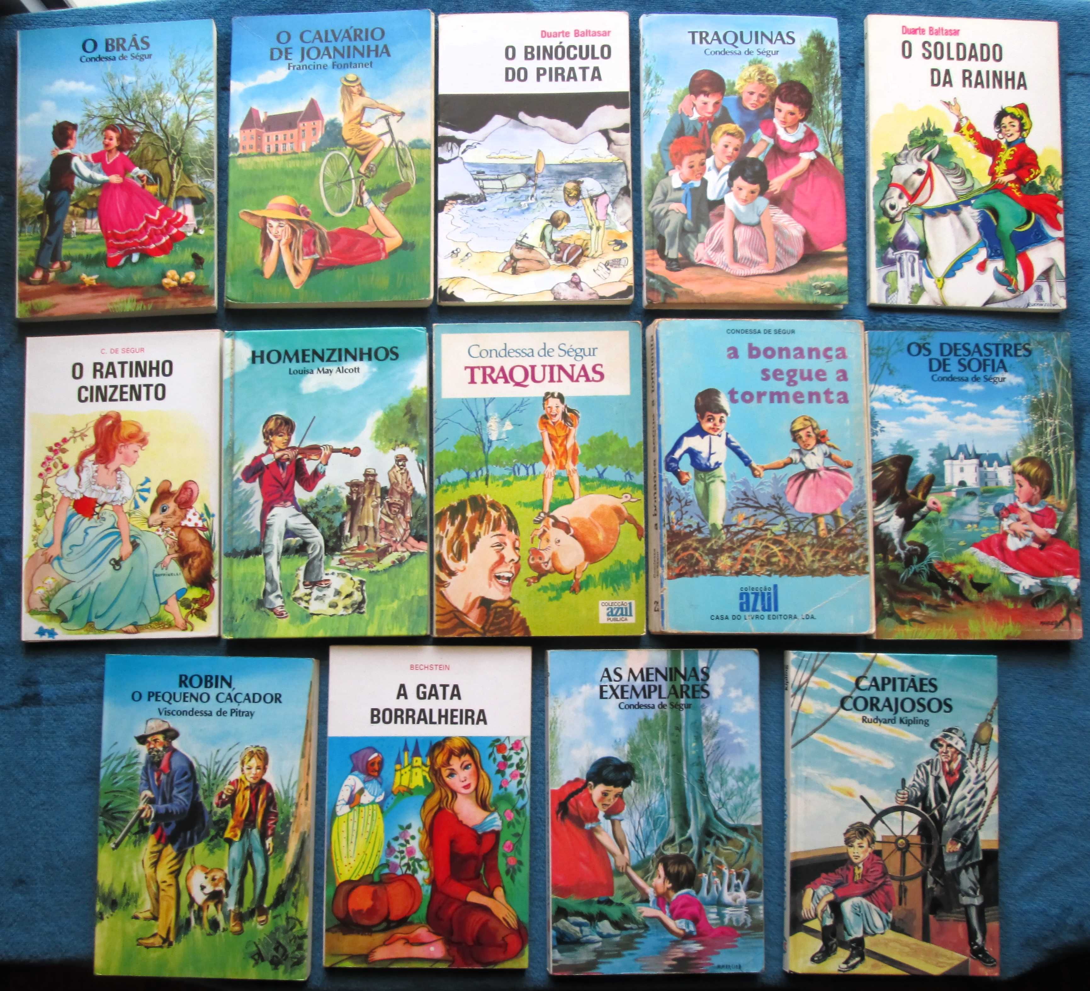 Condessa Ségur; Luisa May Alcott; Kipling;