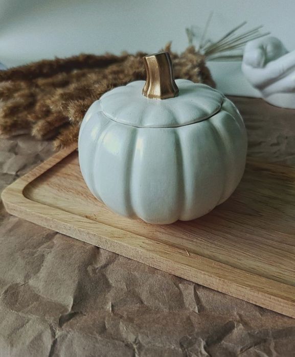 Тыква шкатулка декоративная