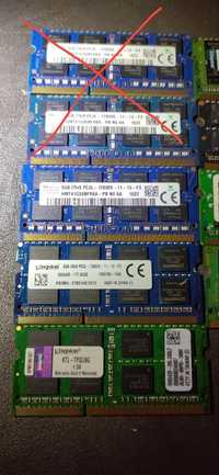 Оперативная память на ноутбук ddr3l 8гб mix