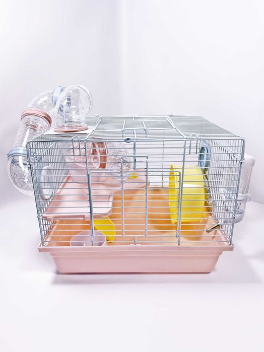Красивая клетка с туннелями для хомяка. AV3501. 35 x 28 x 27 cm.