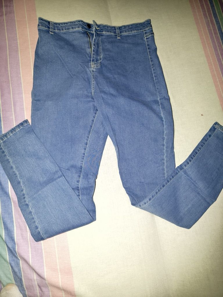 Jeansy damskie  niebieskie
