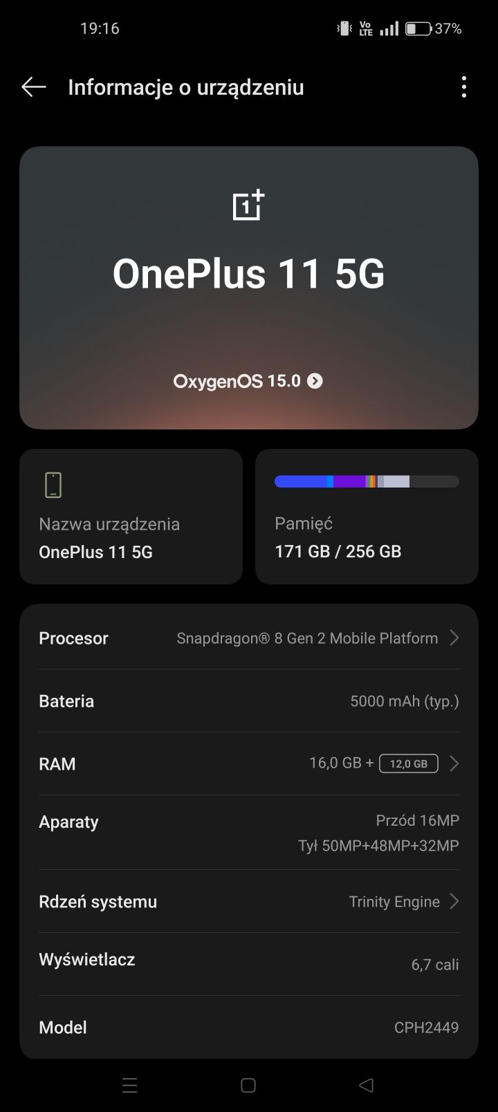 Oneplus 11 5g 16/256