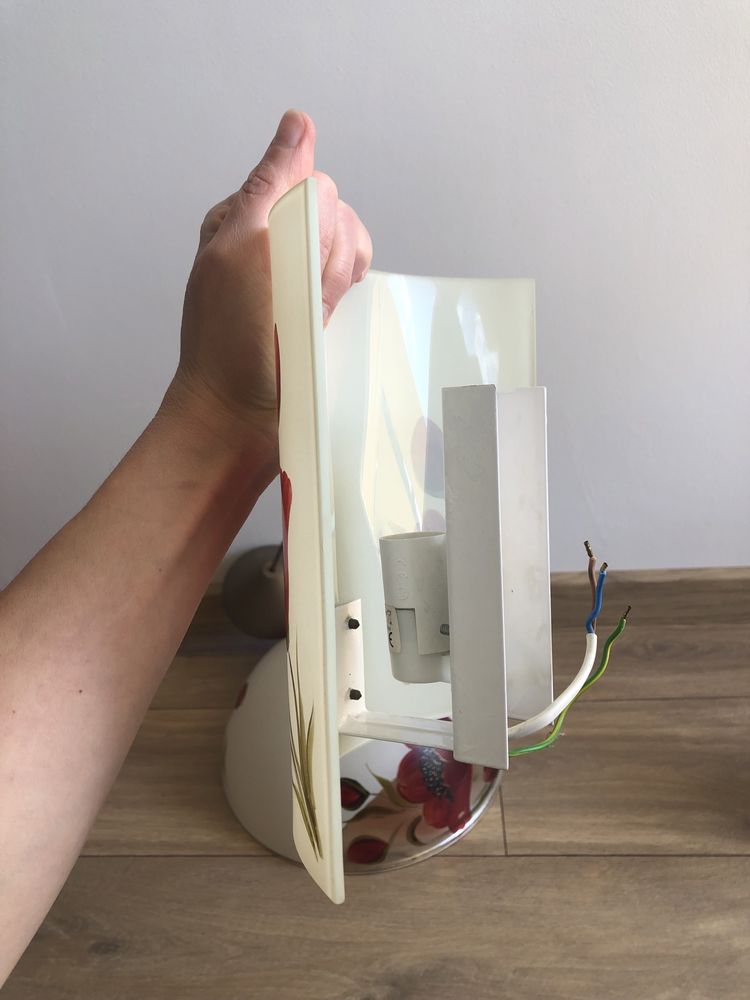 Lampa kinkiet wazon, komplet