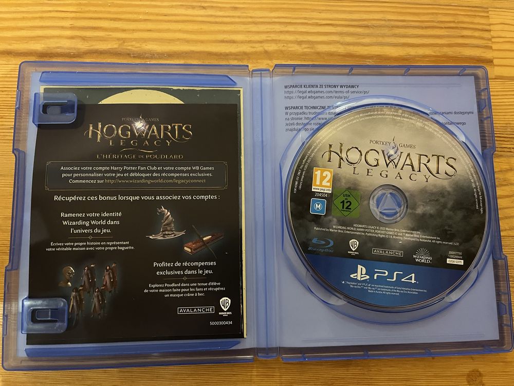 Dziedzictwo Hogwartu PS4 stan idealny polska wersja