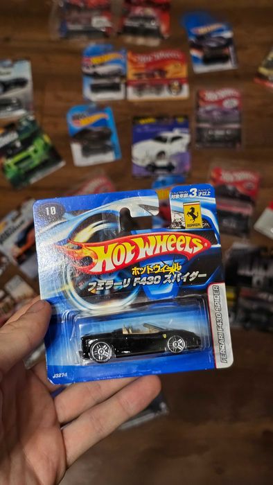 Hot Wheels Ferrari F430 Spider Short Japanese Card