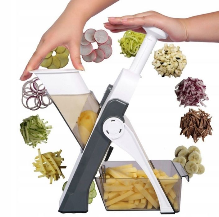 Szatkownica do warzyw i owoców krajalnica tarka wielofunkcyjna MOCNA