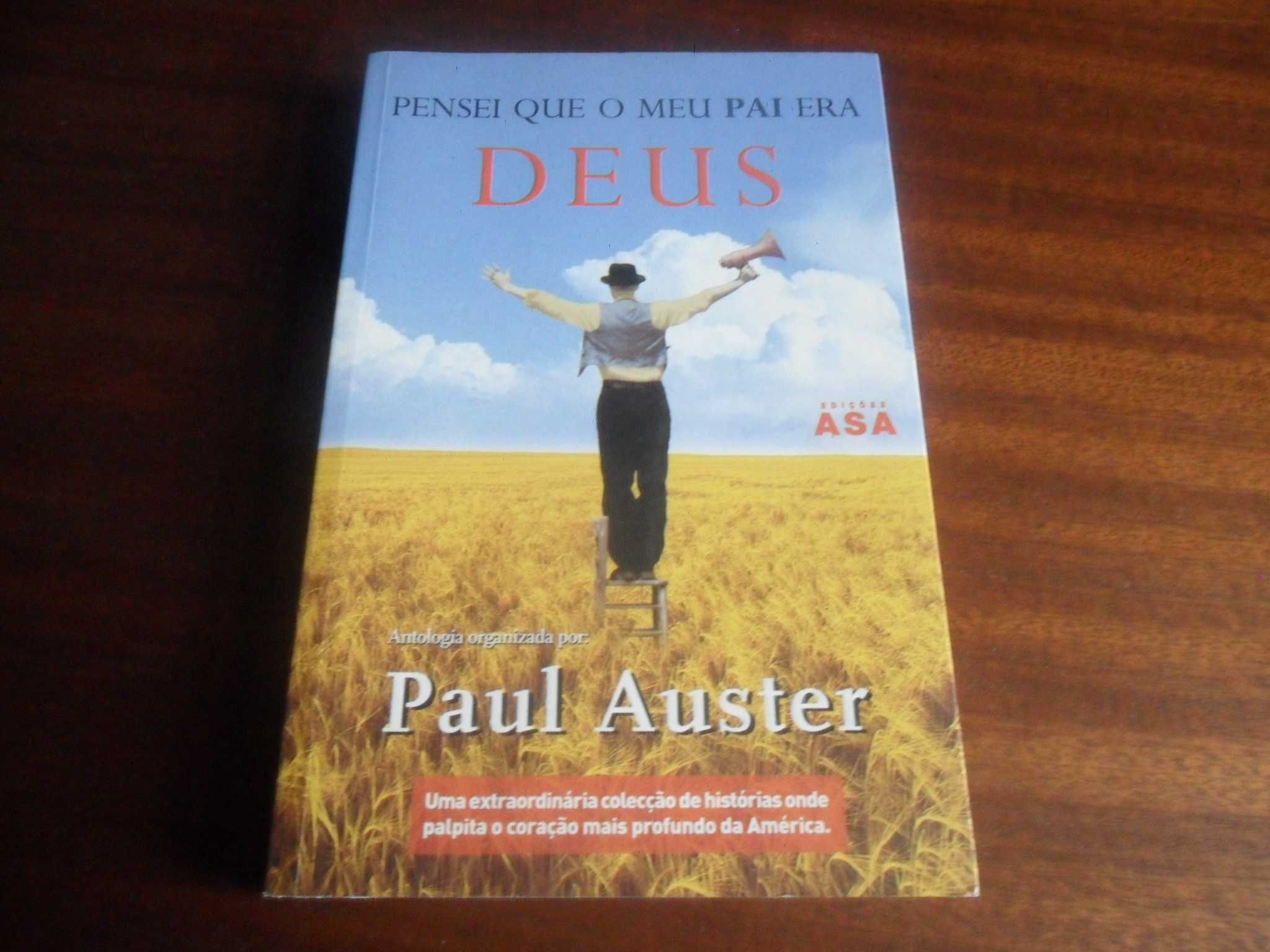 "Pensei Que o Meu Pai Era Deus" de Paul Auster - 1ª Edição de 2005