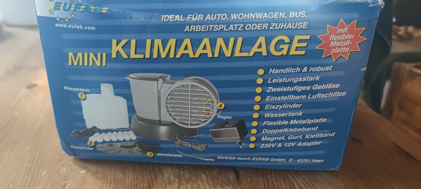 Mini Klimatyzacja Eufab 220V i 12V