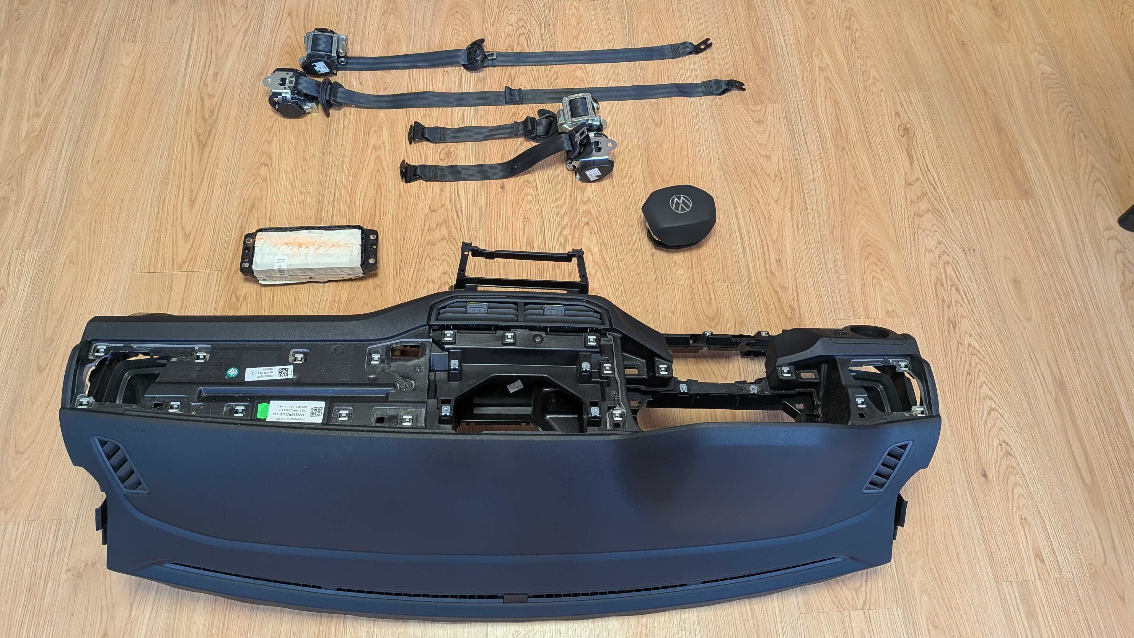 Conjunto Kit Airbags Tablier Volkswagen VW T-Roc Restyled Facelift