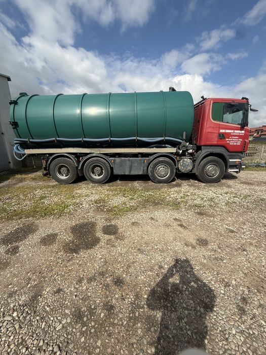 Scania asenizacyjny beczka szambiarka 8x4