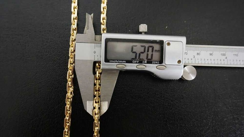 NOWY ZŁOTY Łańcuszek - Kuty Łańcuch Ankier - 80G