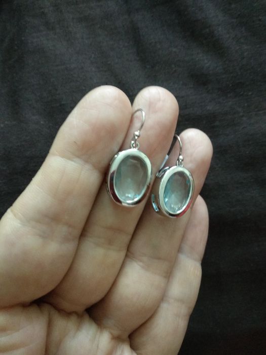 Кольца перстні сережки посріблені Біжутерія