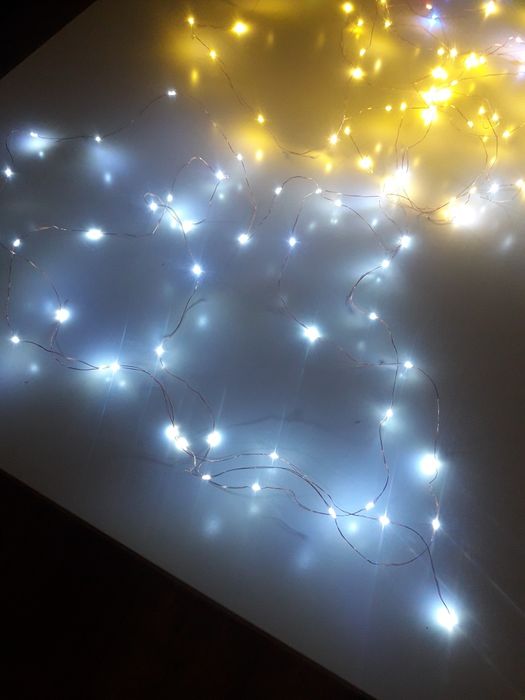 Lampki świąteczne 5 metrów 50 LED / USB do wyboru 3 kolory