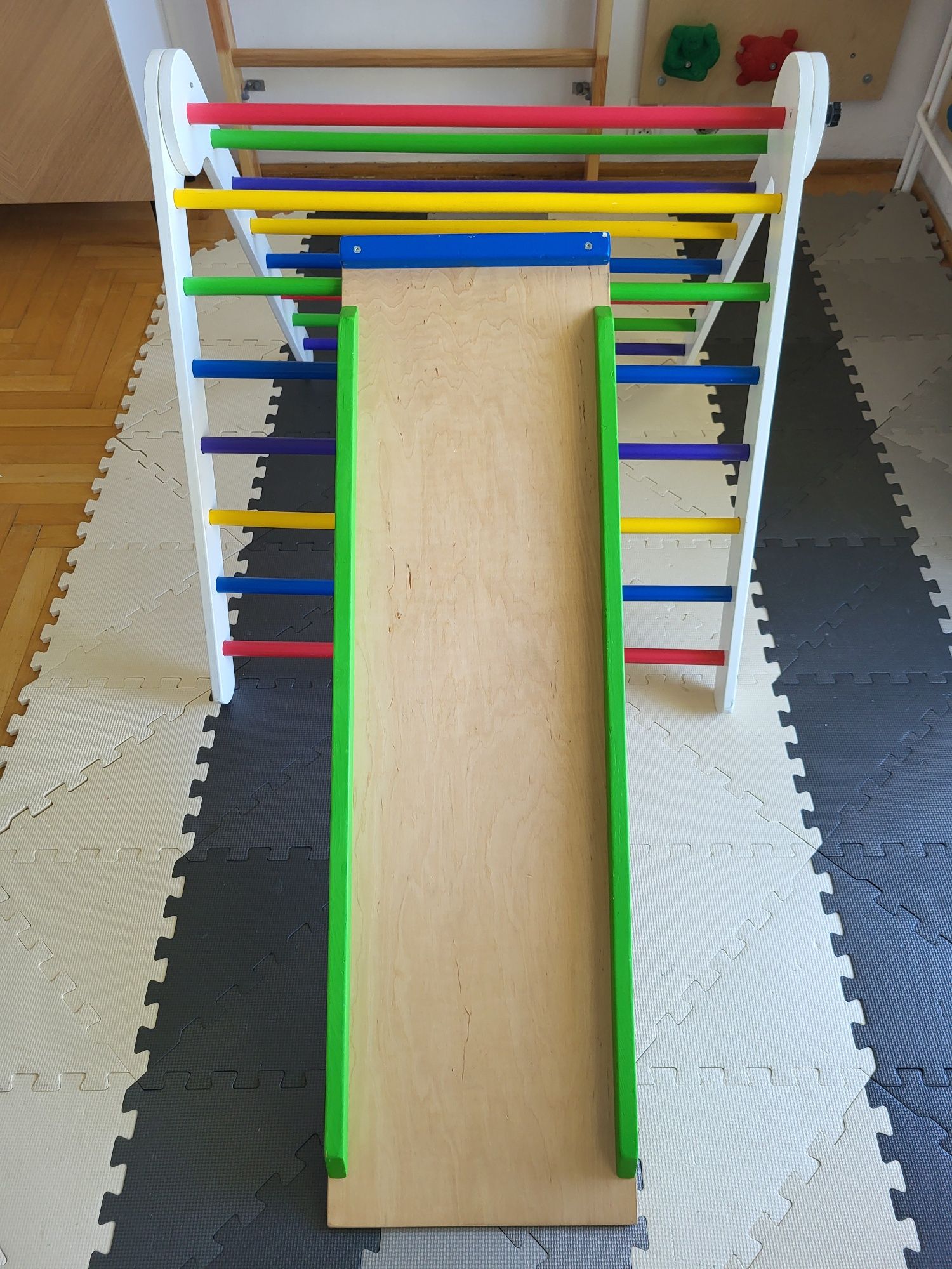 Trójkąt Piklera / drabinka + zjeżdżalnia + tunel ikea gratis