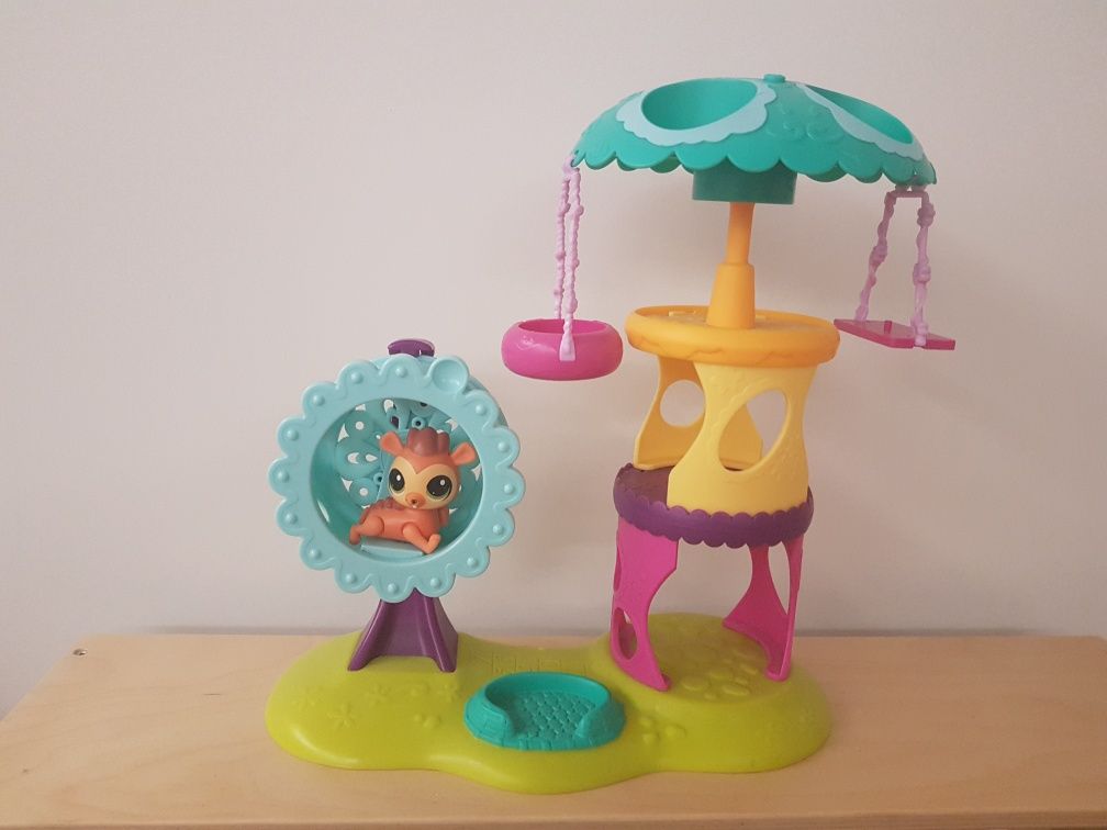 LPS The Littlest Pet Shop plac zabaw karuzela dla chomików