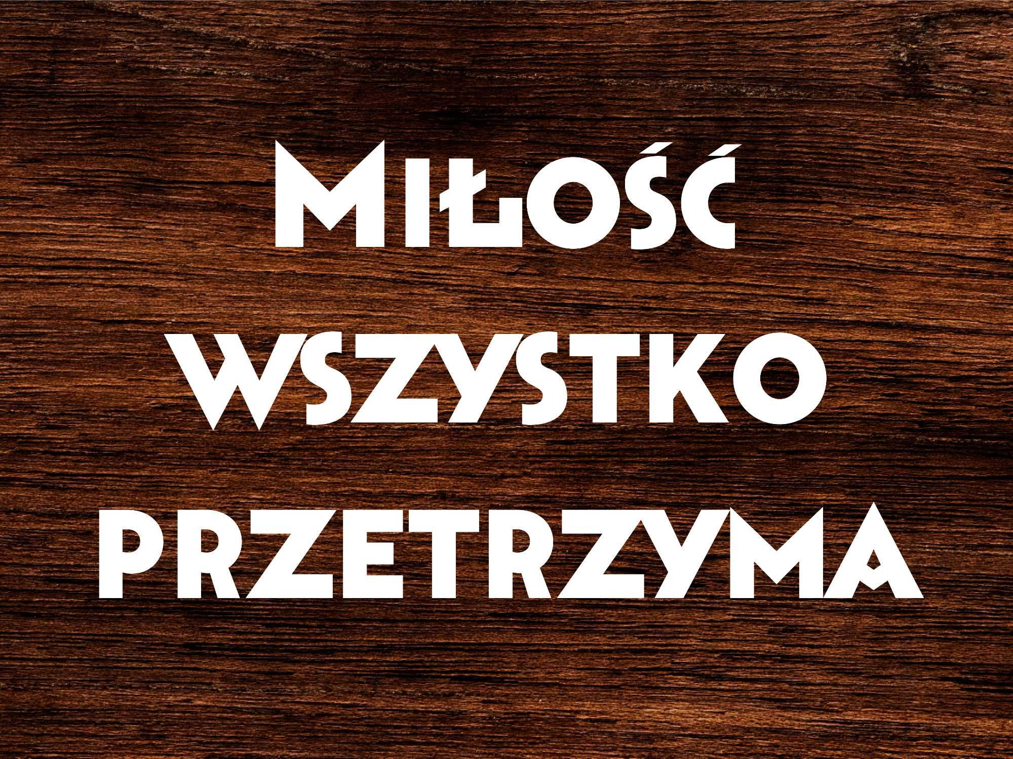 HYMN O MIŁOŚCI tablica, tabliczki z hymnem, ślub, wesele