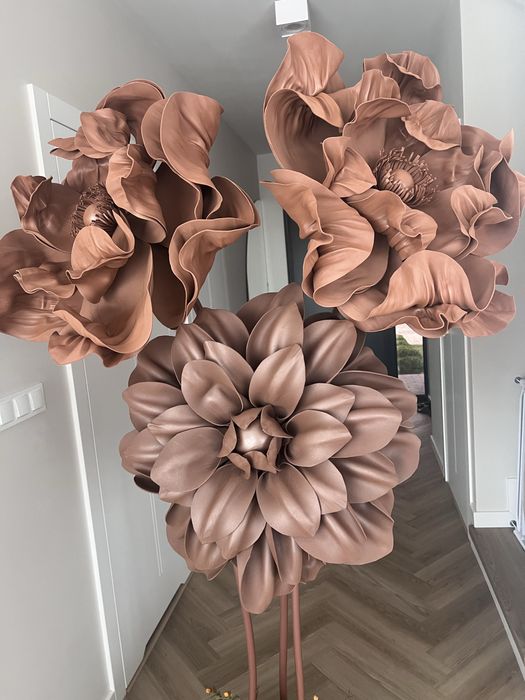 Kwiaty giga giganty z pianki event urodziny