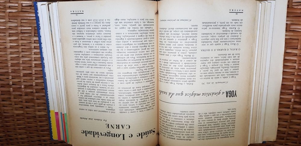 Revistas antigas encadernadas Natura
