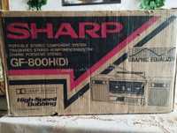 Раритетный магнитофон Sharp Gf-800 (с коробкой и микрофонами)
