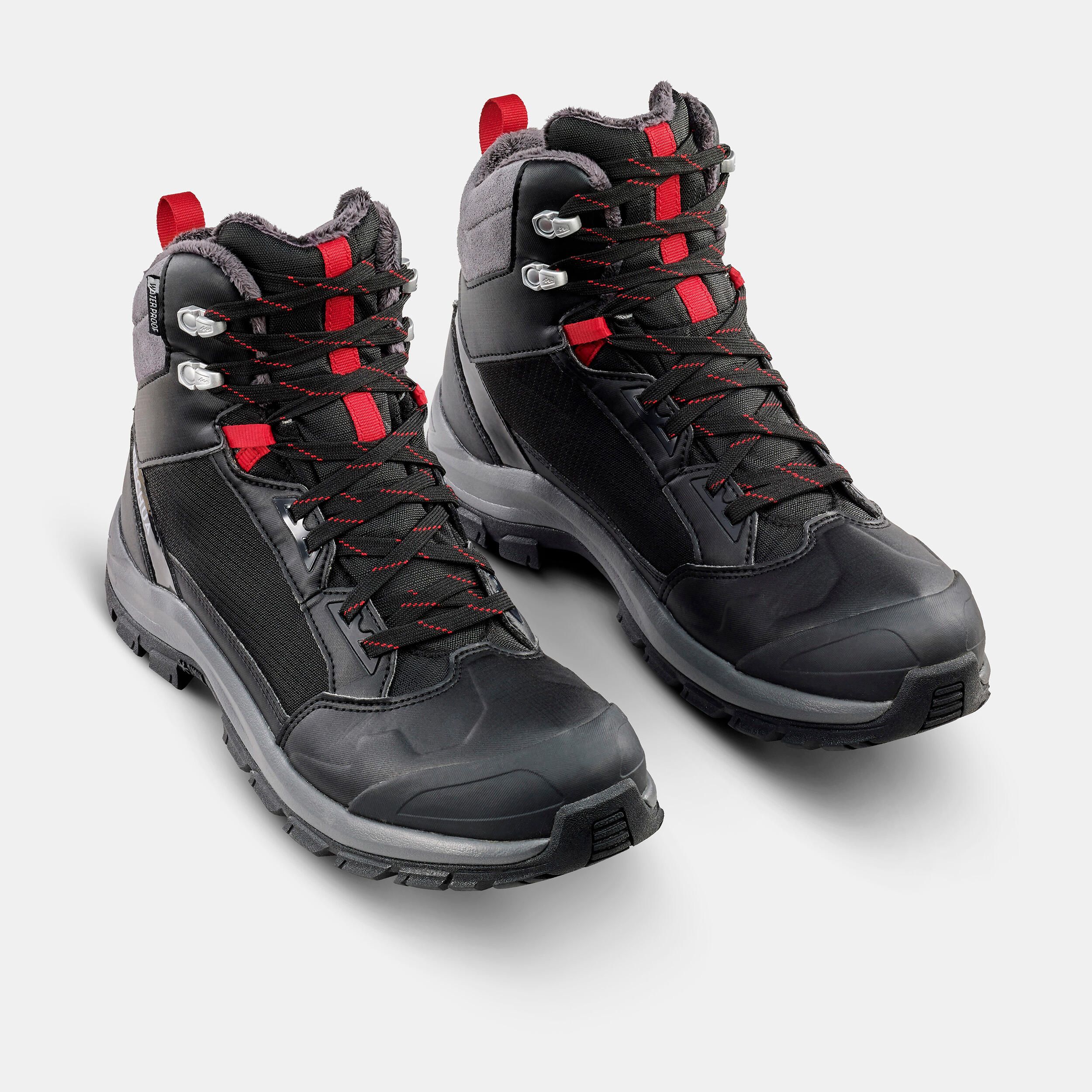 Botas Quentes e Impermeáveis de Caminhada SH500 Mountain