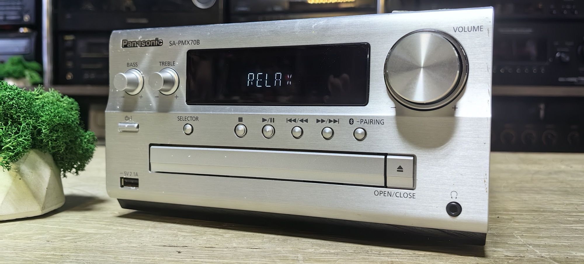 CD-ресивер Panasonic SA-PMX70B/Bluetooth/3Ω