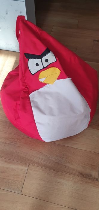 Worek Bag/Pufa Angry Birds- czerwony