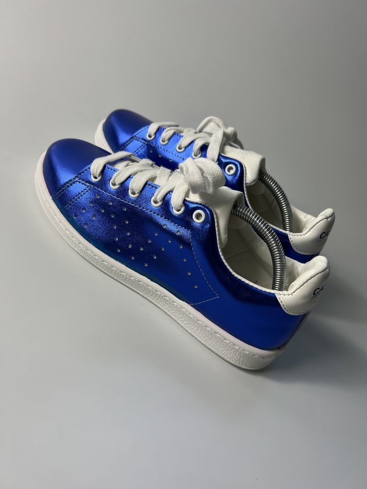 Nowe trampki sneakersy damskie niebieskie 38 outlet