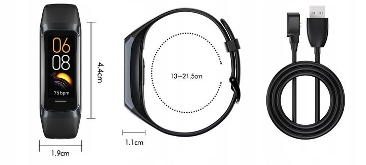 Smartwatch Damski Smartband Amoled Polskie Menu Opaska Damska Super Ja