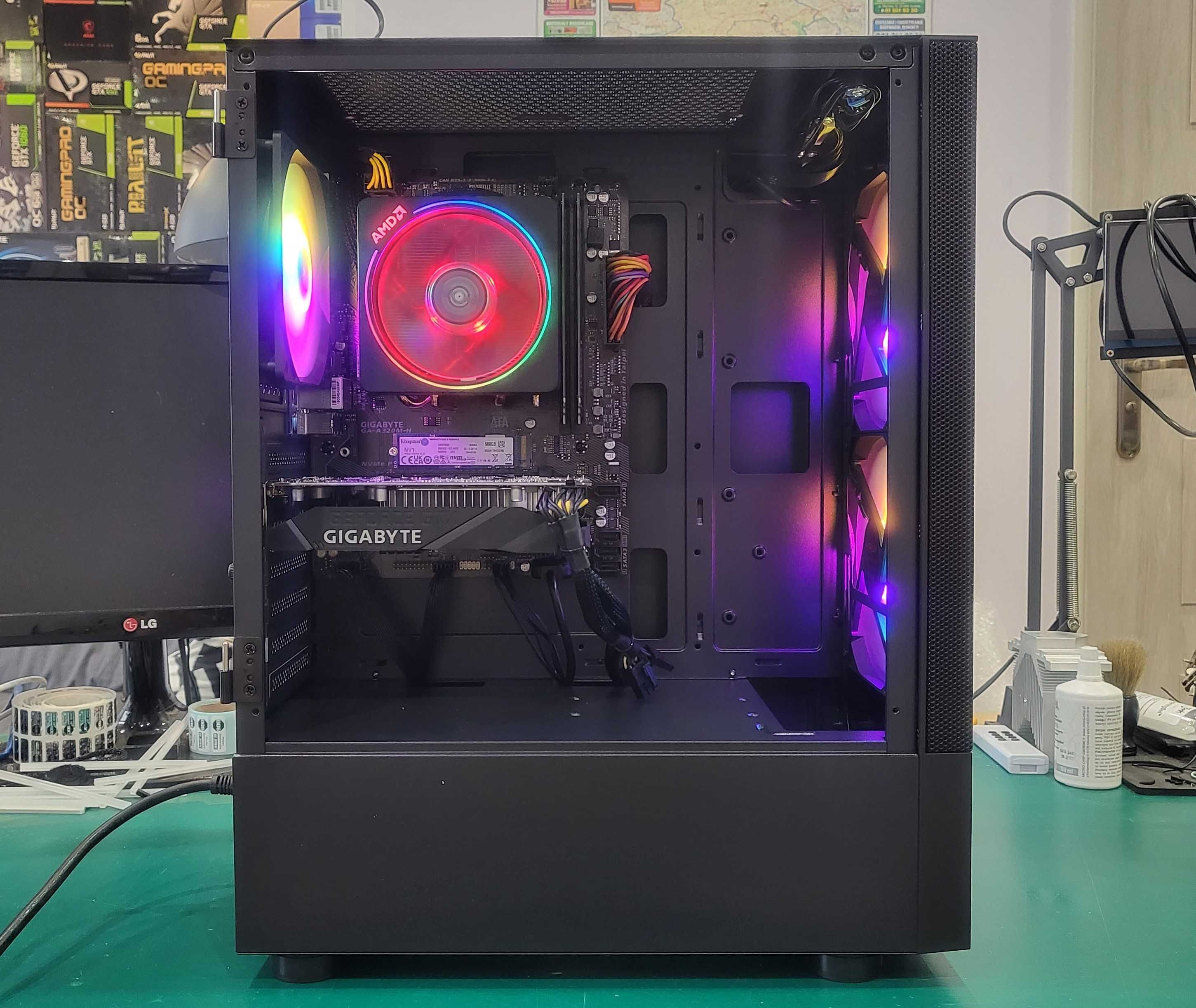 KOMPUTER DO GIER | i5-12400F 4,40Ghz | RX 7600 8GB | 32GB | SSD 500GB
