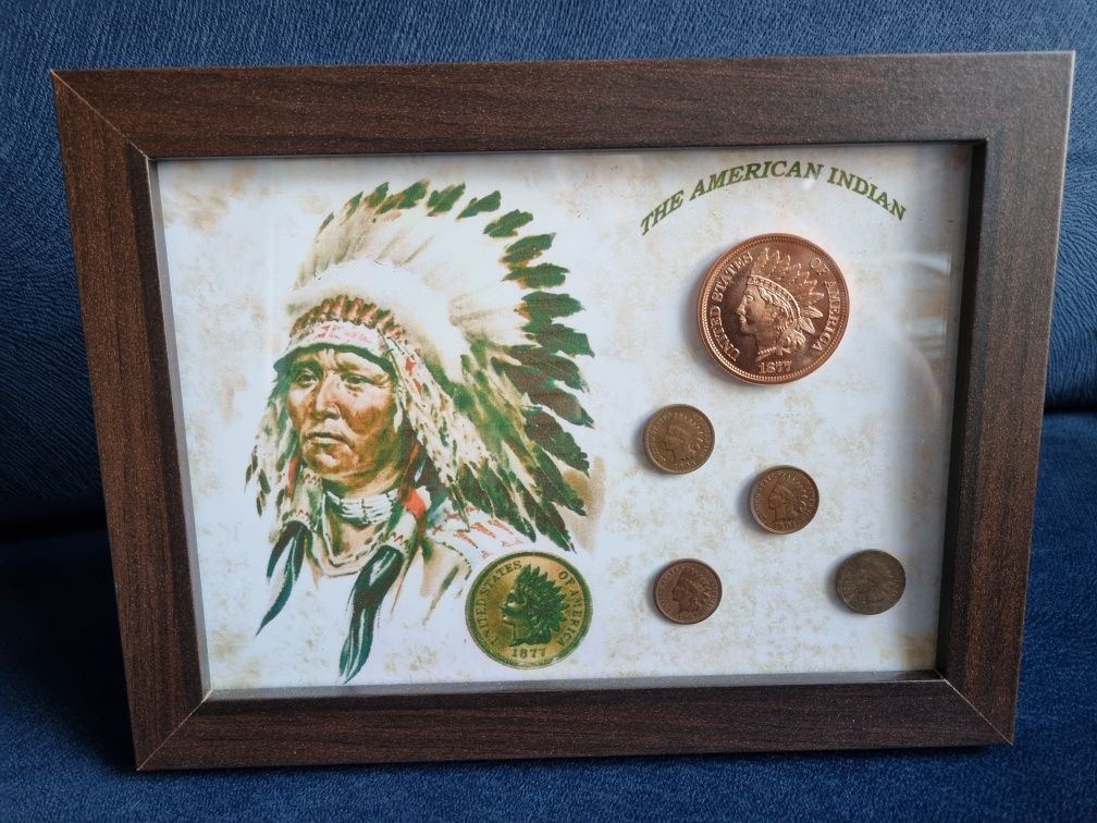 1 cent USA The American Indian oryginał