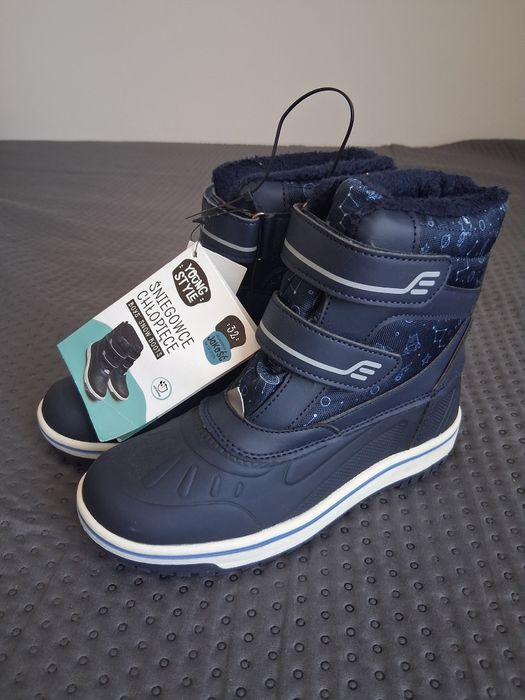 Nowe buty zimowe 32 chłopięce śniegowce kozaki Young Style