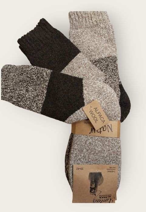 Wełniane skarpety męskie z Alpaki 3 pary 30 zł
