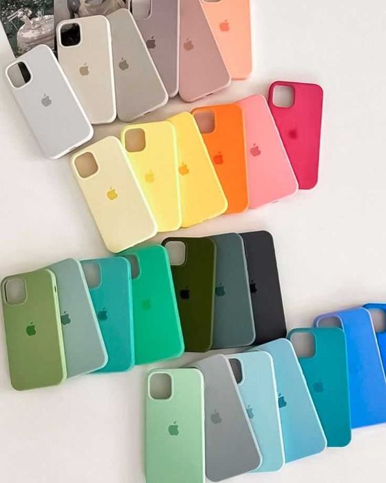 Чохол на айфон 15 про макс Silicone Case білий | Чехол для iphone
