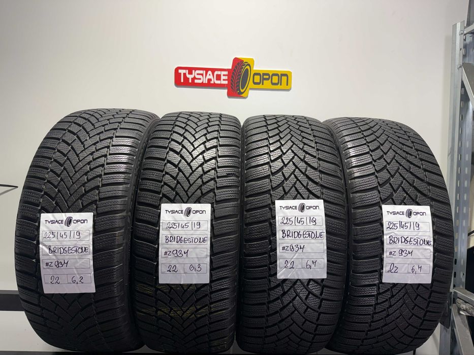 Opony Zimowe 225/45/19 Bridgestone Blizzak Komplet #Z937