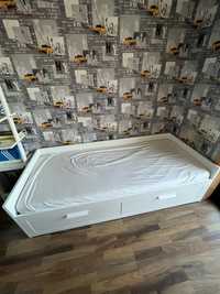 2 Cama individual/casal BRIMNES IKEA Branca