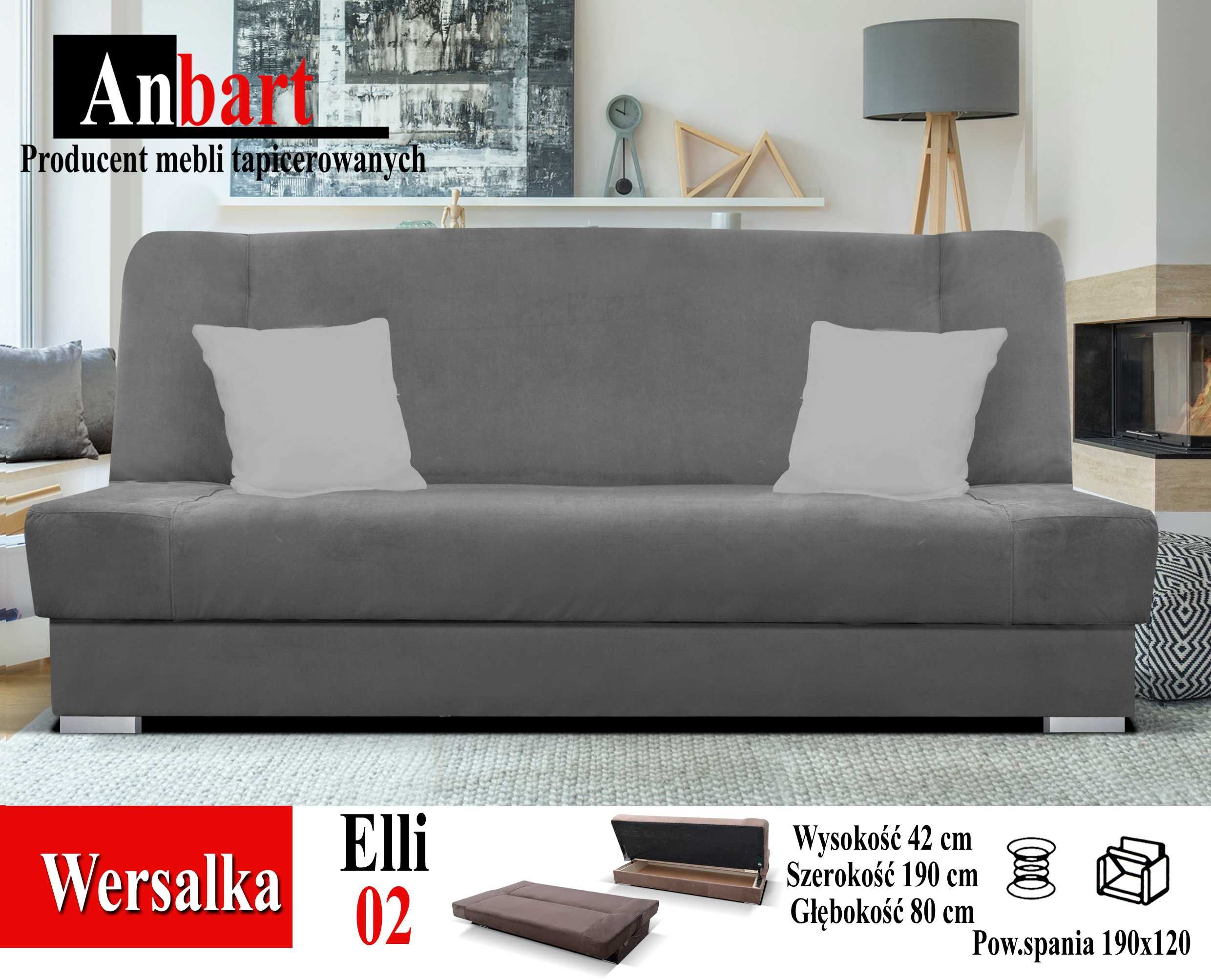 Wersalka Kanapa Sofa Rozkładana Producent OKAZJA !! DOSTAWA