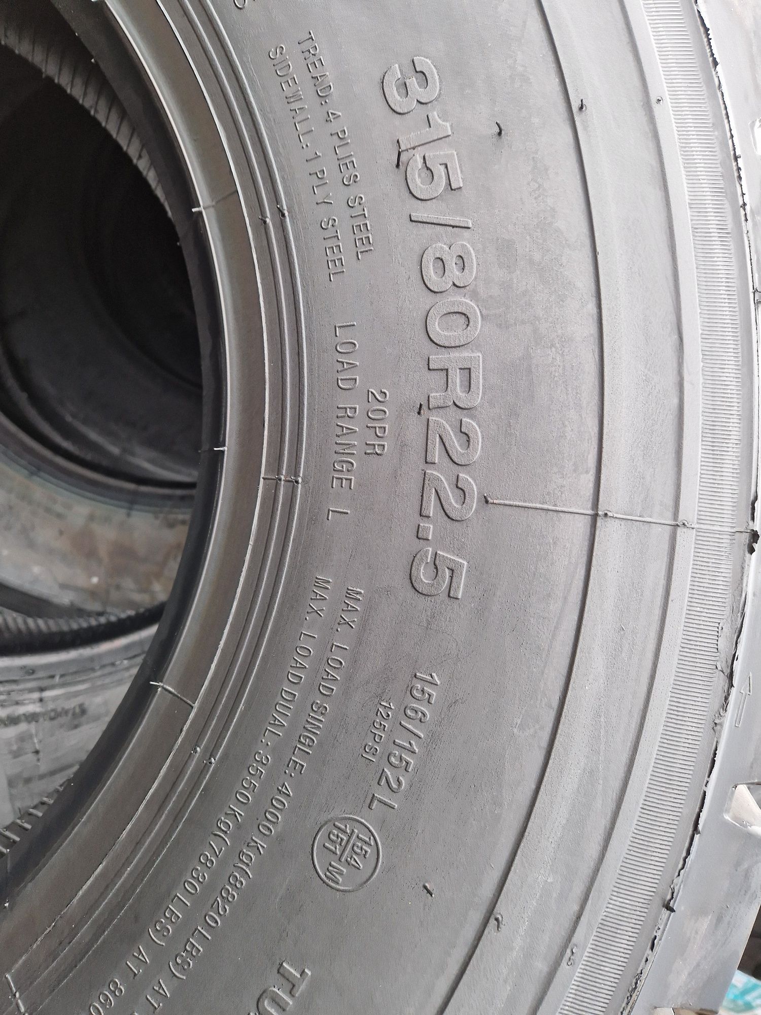 Opony ciężarowe 315/80R22,5 AGATE Napędowe Budowlane