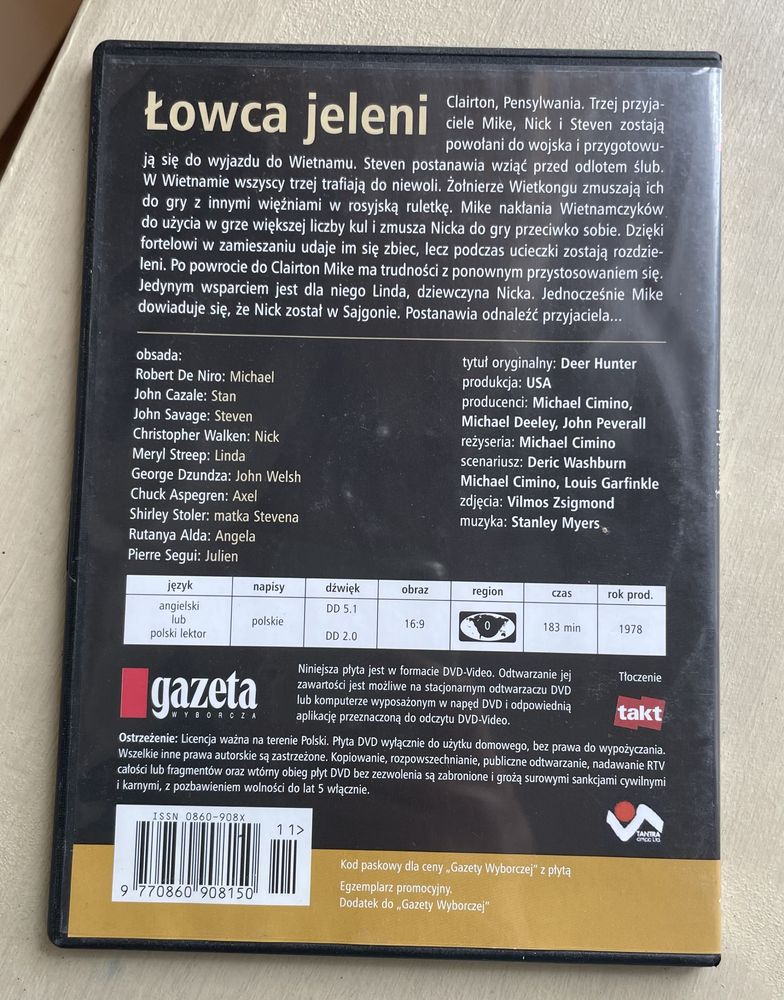 Łowca Jeleni DVD