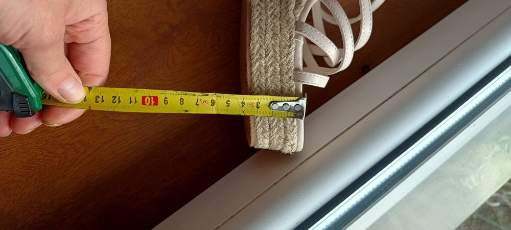 Mulanka espadryle na koturnie.skóra damskie