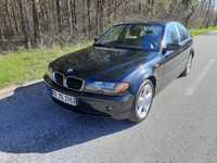 BMW Seria 3 z Niemiec, AUTOMAT, 150KM, CZARNA, klima, opłacona, BEZ RDZY, sedan.