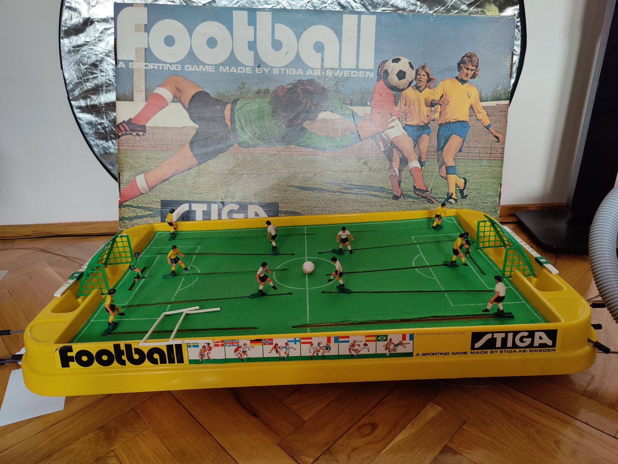 STIGA Football Play off piłkarzyki piłka nożna table retro vintage gra