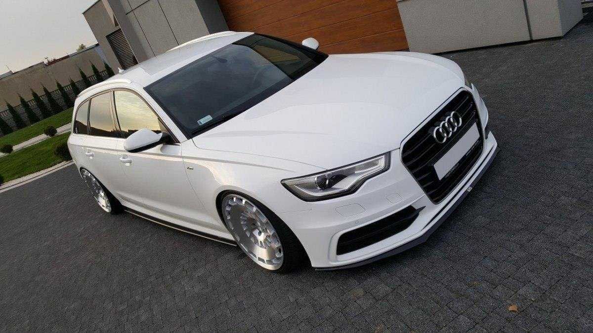 Пороги Audi A6 C7 s-line / s6 c7 тюнинг обвес сплиттер элерон (maxton)