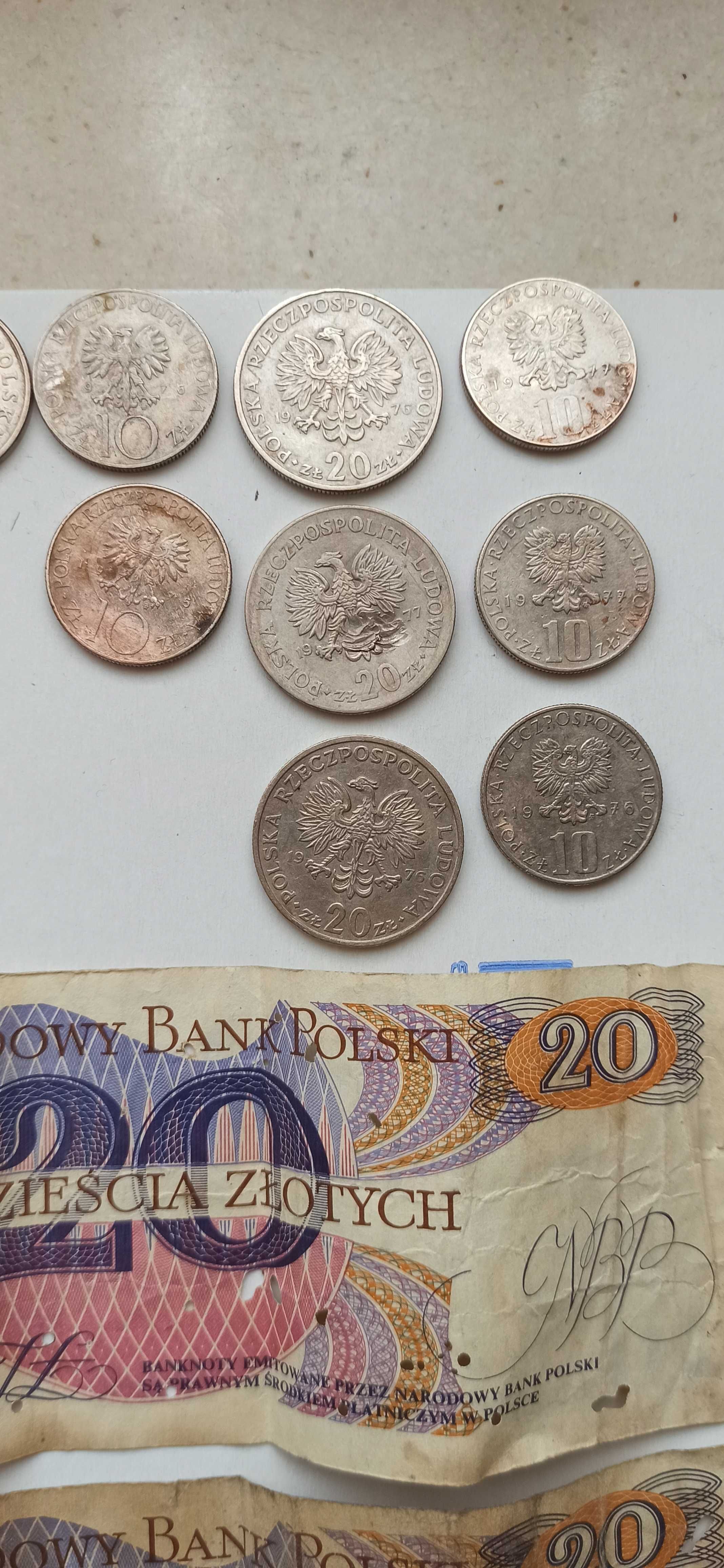 Monety moneta kolekcje numizmatyka z prywatnej kolekcji PRL