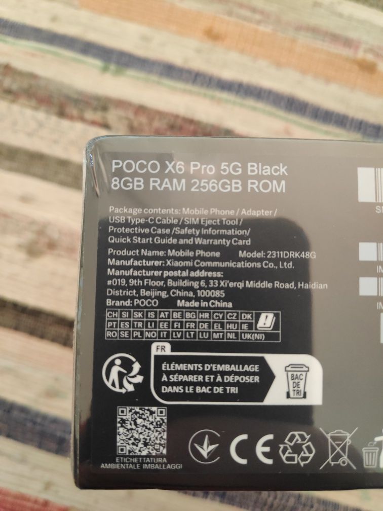 Poco x6 pro 8GB/256GB Black