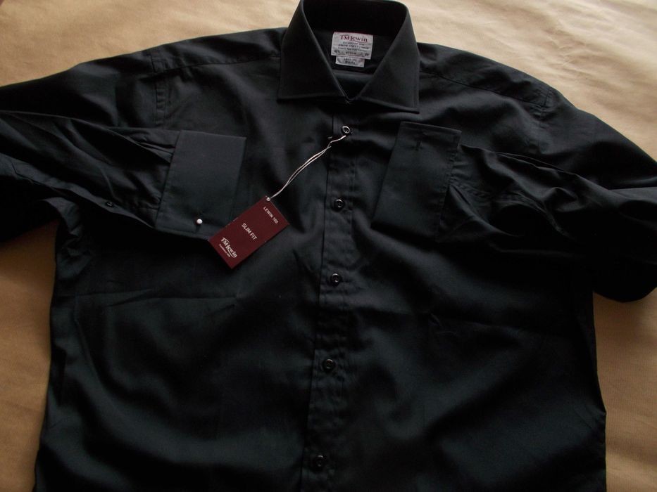 X T.M.LEWIN Premium 2 Fold Nowa Ekskluzywna Koszula Męska L 42 UK