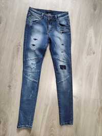 spodnie jeans Vs Miss rurki jeansowe dżins dżinsowe z dziurami S 36